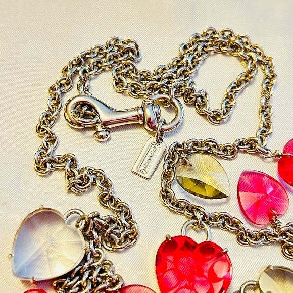 💰SOLD💰NWOT Coach Heart Charm Necklace - Picture 10 of 16
